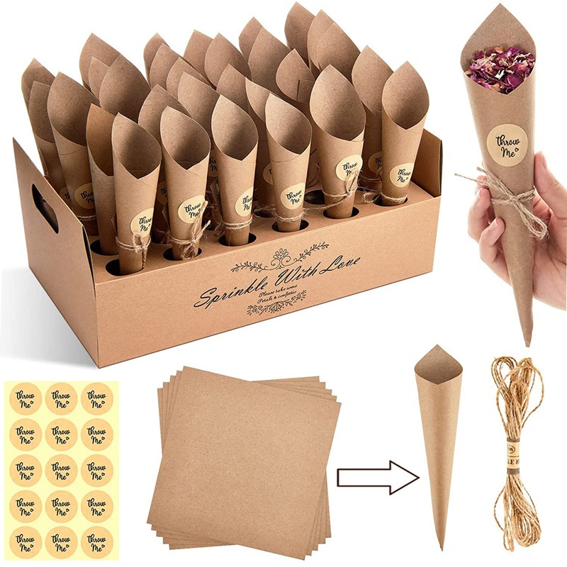 งานแต่งงาน Confetti กรวยขาตั้ง - Cotton Candy Cone บทวิจารณ์และราคา