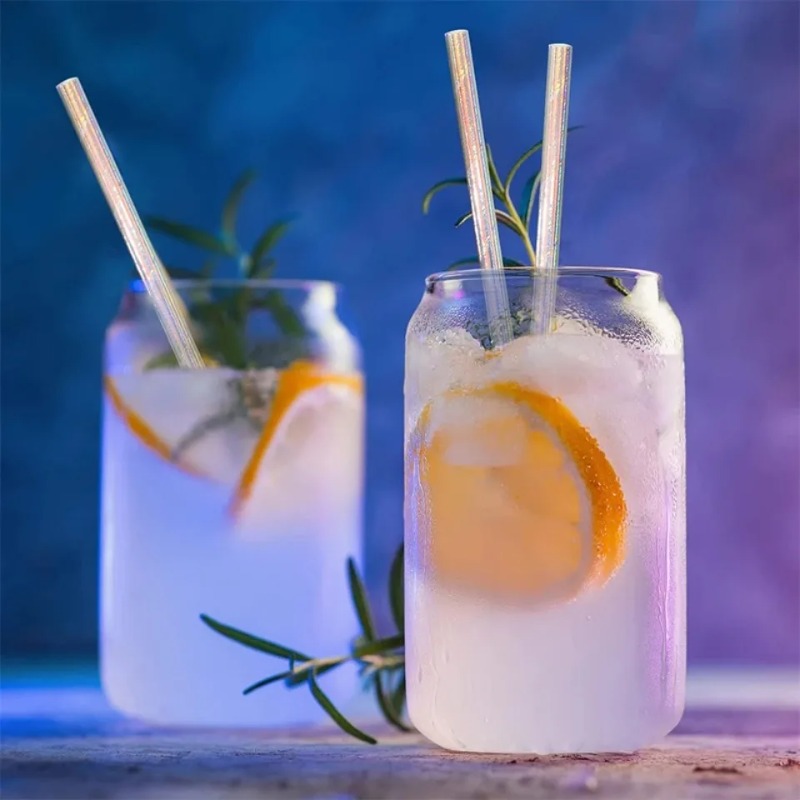 25/50/100PCS หลอดกระดาษเลเซอร์ - Paper Straw Color บทวิจารณ์และราคา
