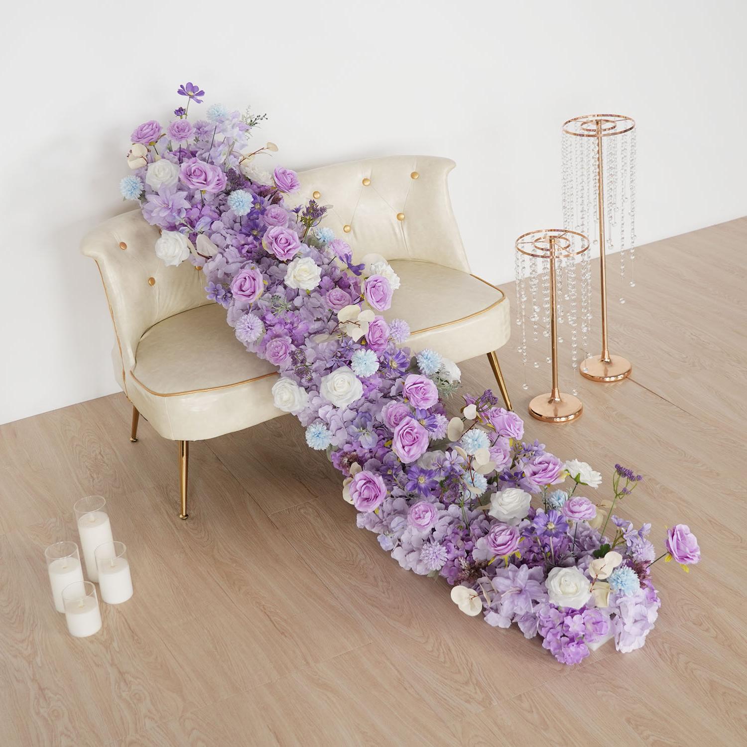 Uflower 1 m/2 m สีชมพู Rose ไฮ - Flower Wall Panel บทวิจารณ์และราคา