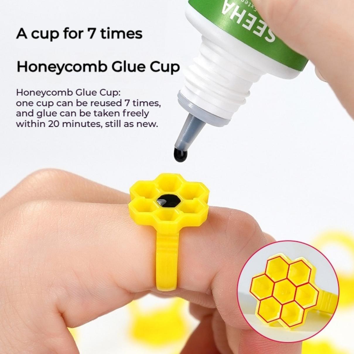 ถ้วยใส่กาวต่อขนตาแบบวงแหวน 50  - Plastic Cup 50Pcs บทวิจารณ์และราคา