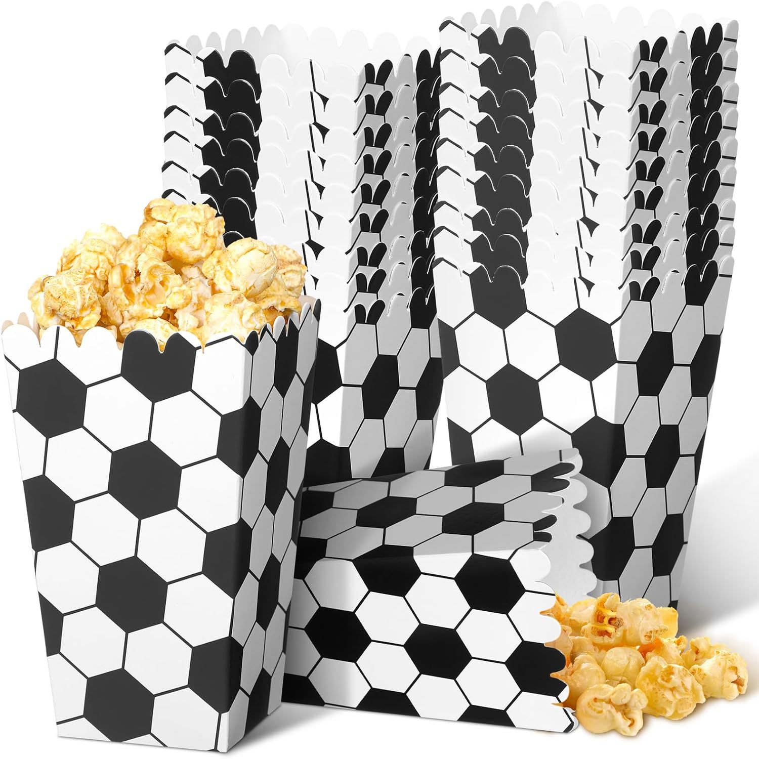 6/18 ชิ้นฟุตบอลกล่องข้าวโพดคั่ - Event Party Box บทวิจารณ์และราคา