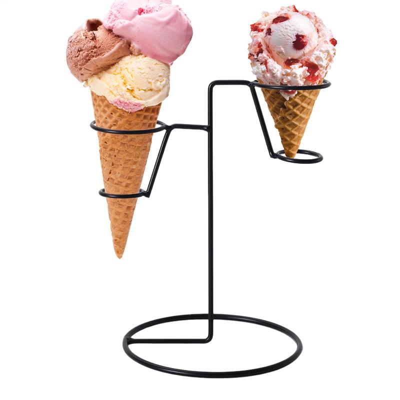 Ice Cream CONE ผู้ถือเหล็กสีดํ - Cotton Candy Cone บทวิจารณ์และราคา