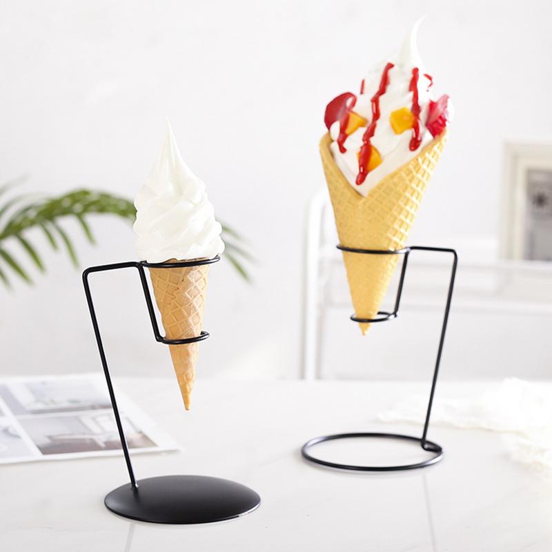 Ice Cream CONE ผู้ถือเหล็กสีดํ - Cotton Candy Cone บทวิจารณ์และราคา