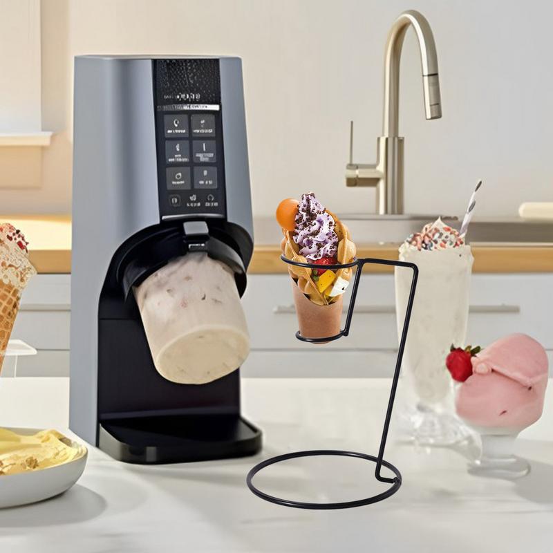 Ice Cream CONE ผู้ถือเหล็กสีดํ - Cotton Candy Cone บทวิจารณ์และราคา