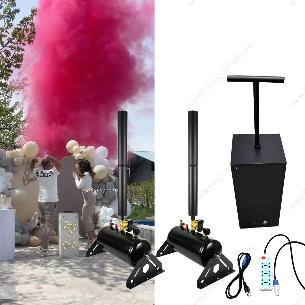 Confetti Streamer เครื่องอาบน้ - Confetti Cannon Tube บทวิจารณ์และราคา