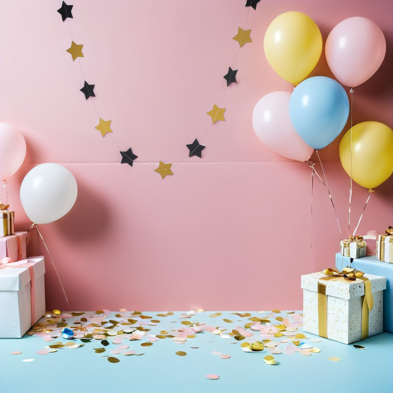 2 ชิ้น แบนเนอร์รูปดาวสีทอง ประ - Party Banner Gold บทวิจารณ์และราคา