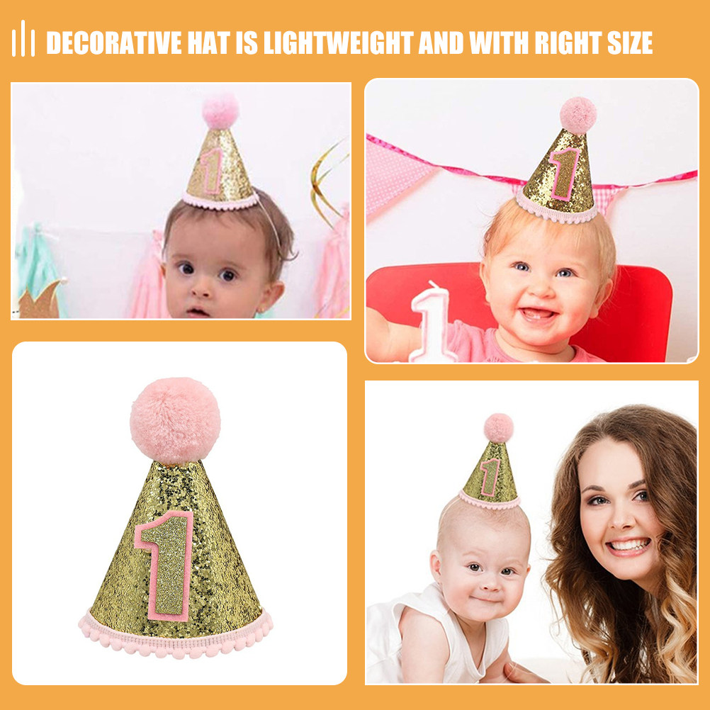 หมวกวันเกิดสีชมพู หมวกทรงกรวยส - Party Hat Cone บทวิจารณ์และราคา