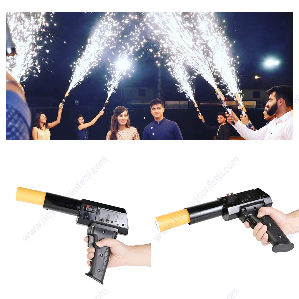 เย็น Pyro Gun มือถือนักกีฬาจุด - Confetti Cannon Tube บทวิจารณ์และราคา