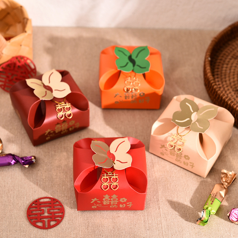 50 ชิ้นสีส้มแบบพกพาของขวัญกล่อ - Event Party Box บทวิจารณ์และราคา