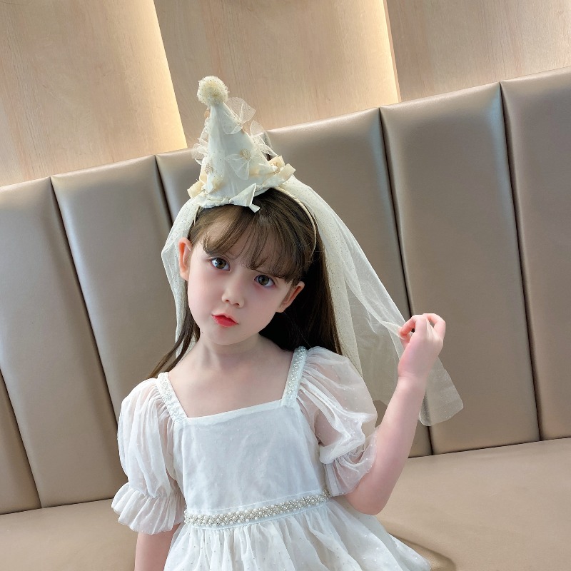 ที่คาดผมงานวันเกิดเด็ก ผ้าทูลล - Party Hat Cone บทวิจารณ์และราคา