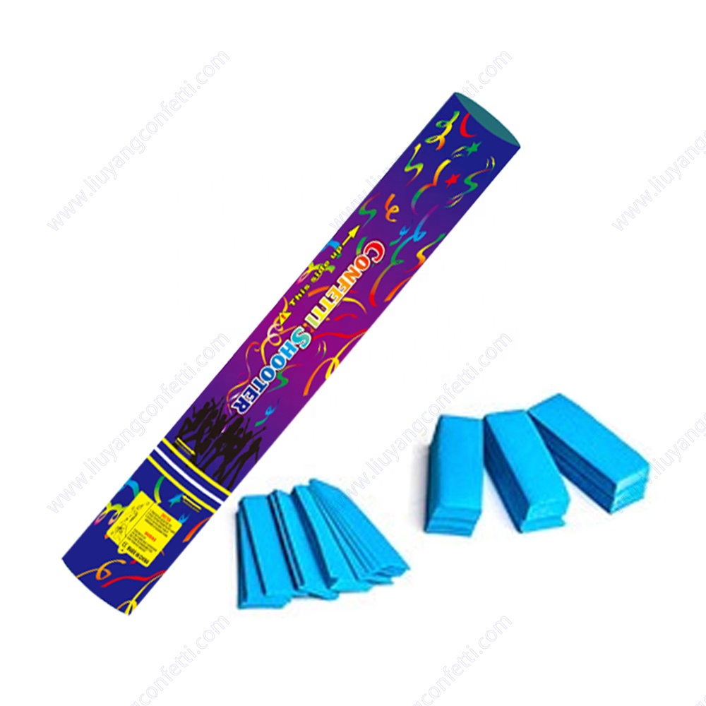 ปืนยิงกระดาษคอนเฟตติสีฟ้าชมพู  - Confetti Cannon Tube บทวิจารณ์และราคา