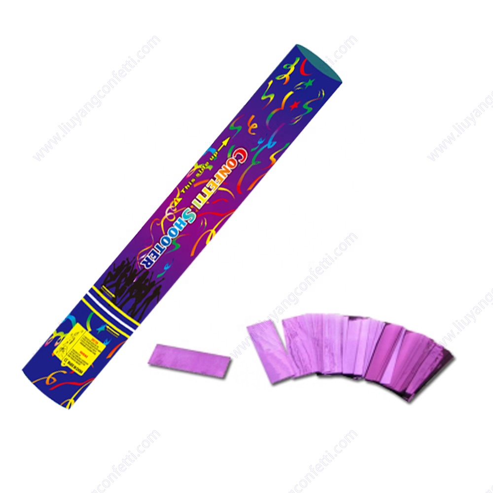 ปืนยิงกระดาษคอนเฟตติสีฟ้าชมพู  - Confetti Cannon Tube บทวิจารณ์และราคา