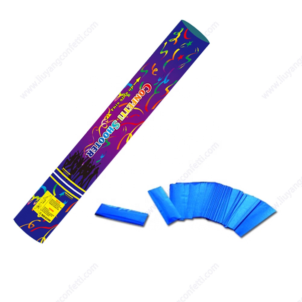 ปืนยิงกระดาษคอนเฟตติสีฟ้าชมพู  - Confetti Cannon Tube บทวิจารณ์และราคา