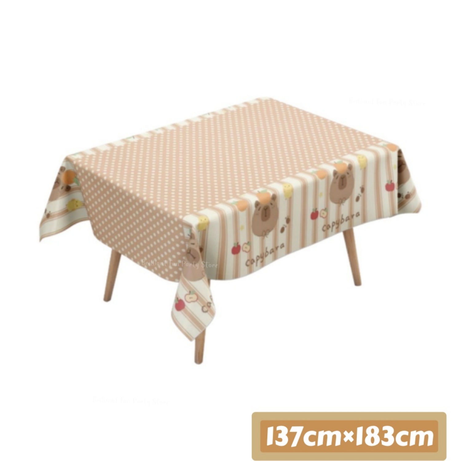 น่ารักคาปิบาร่าผ้าปูโต๊ะสำหรับ - Table Cloth Disposable บทวิจารณ์และราคา